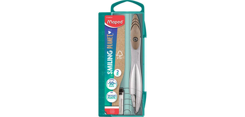 Compas Maped Smiling Planet 2 pièces