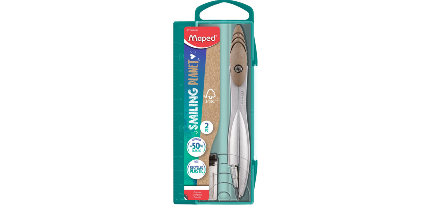 Compas Maped Smiling Planet 2 pièces