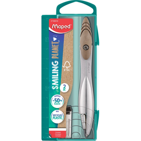 Compas Maped Smiling Planet 2 pièces