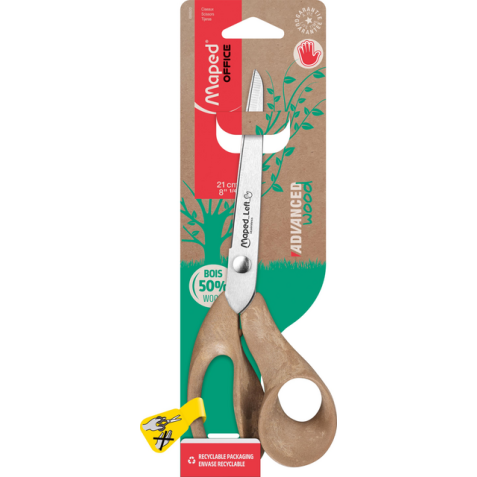 Ciseaux Maped Advanced Wood 21cm gaucher
