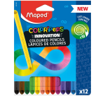 Maped Farbstift Color'Peps Infinity Set 12 verschiedene Farben
