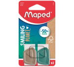 Maped Smiling Planet Eraser blister pack 2 pieces