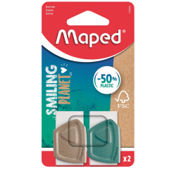 Gomme Maped Smiling Planet blister 2 pièces