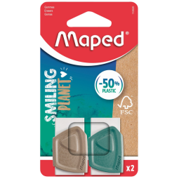 Gomme Maped Smiling Planet blister 2 pièces