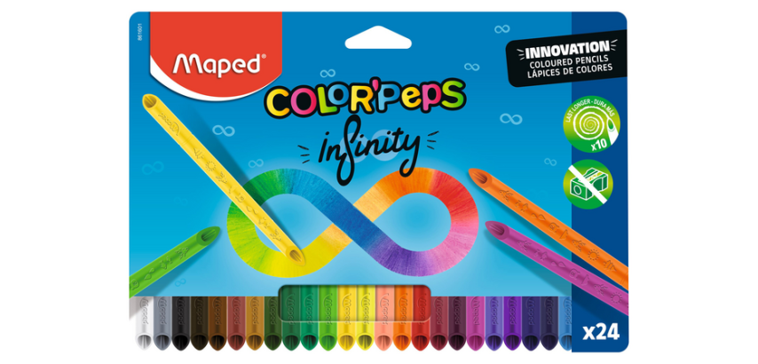 Crayon de couleur Maped Color'Peps Infinity boîte 24 couleurs