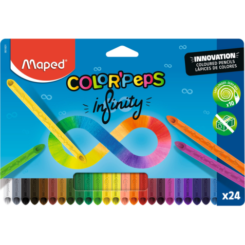Kleurpotlood Maped Color'Peps Infinity set à 24 kleuren