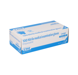 Handschoen CMT L nitril blauw 100 stuks