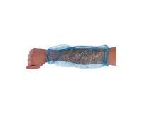 Mouwovertrek CMT 20x40cm 20mu LDPE blauw 100 stuks