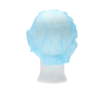 Charlotte bouffante CMT non-tissé L 53cm PP bleu 100 pièces