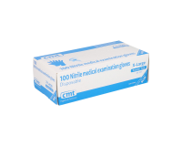 Gant jetable CMT nitrile XL bleu 100 pièces