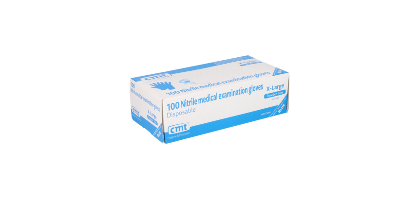 Handschoen CMT XL nitril blauw 100 stuks