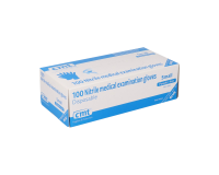 Gant jetable CMT nitrile S bleu 100 pièces