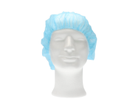 Charlotte bouffante CMT non-tissé M 50cm PP bleu 100 pièces