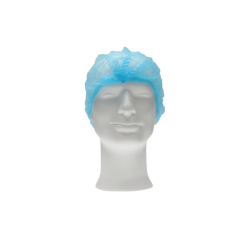 Haarnet CMT clip non-woven L 53cm PP blauw 100 stuks