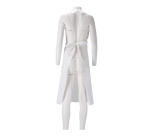 CMT apron 25my rough PE roll 125x80cm white 100 pieces