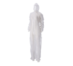 Zipped coverall CMT PP nonwoven XL white 50 pieces