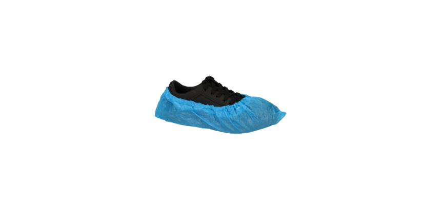 Couvre-chaussure CMT 40my rugueux CPE pointure 36-42 bleu 100 pièces