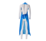 CMT apron 25my rough PE roll 125x80cm blue 100 pieces
