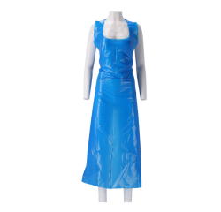 Tablier CMT 25my rugueux rouleau PE 125x80cm bleu 100 pièces