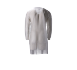 Visitor coat CMT PP non-woven long snap button 104cm M white 100 pieces
