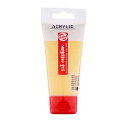 Peinture acrylique Talens Art Creation 223 Jaune Naples foncé tube 75ml