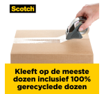 Scotch Box Lock Packaging Tape 3950-EF 48mmx50m 3 pieces