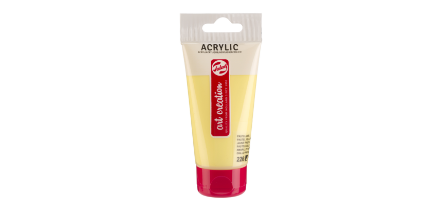 Peinture acrylique Talens Art Creation 226 Jaune pastel tube 75ml