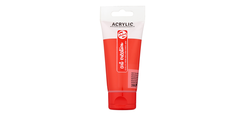 Peinture acrylique Talens Art Creation 396 Rouge Naphtol moyen tube 75ml