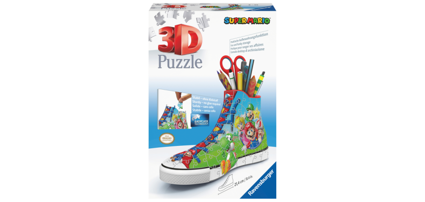 Puzzle 3D Ravensburger Sneaker Mario 108 pièces