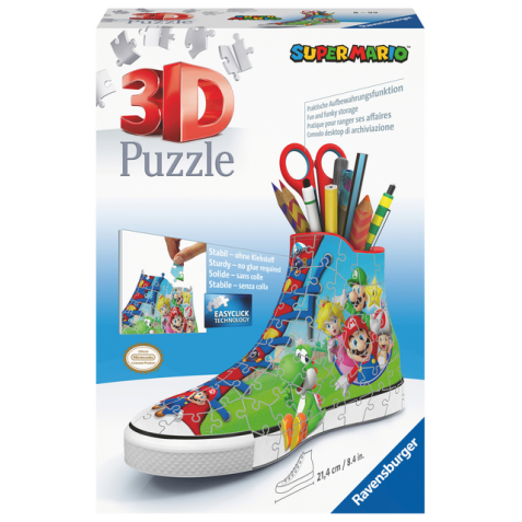 3D puzzel Ravensburger Sneaker Mario 54 stuks