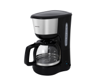 Koffiezetapparaat Inventum 1.25liter zwart met rvs