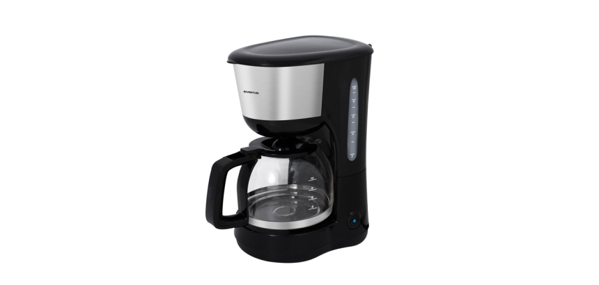Inventum Coffee Maker 1.25L Black with Stainless Steel