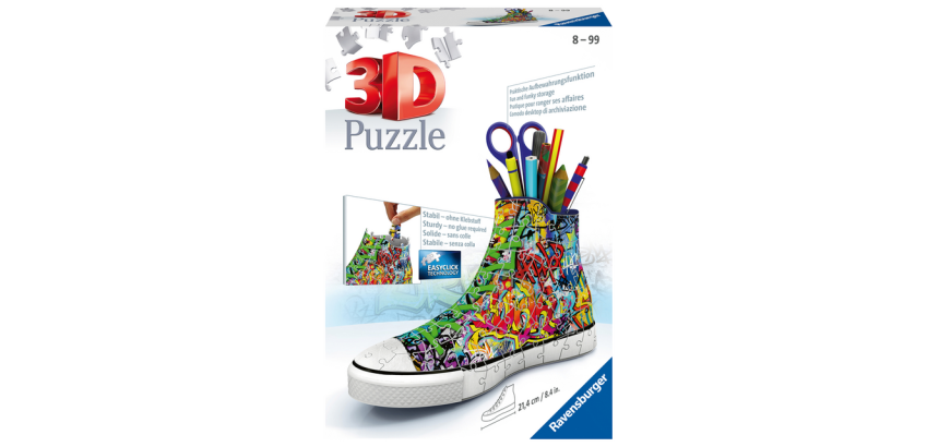 Puzzle 3D Ravensburger Sneaker Graffiti 108 pièces