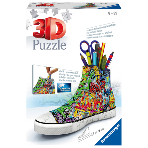 3D puzzel Ravensburger Sneaker Graffiti Style 54 stuks