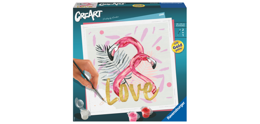 Schilderen op nummers CreArt Love