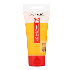 Peinture acrylique Talens Art Creation 270 Jaune Azo foncé tube 75ml