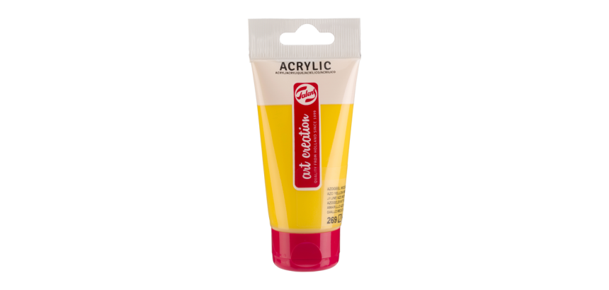 Peinture acrylique Talens Art Creation 269 Jaune Azo moyen tube 75ml