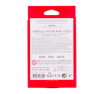 Bâton gouache Bruynzeel kids set 6 couleurs métalliques