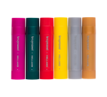 Bâton gouache Bruynzeel kids set 6 couleurs métalliques