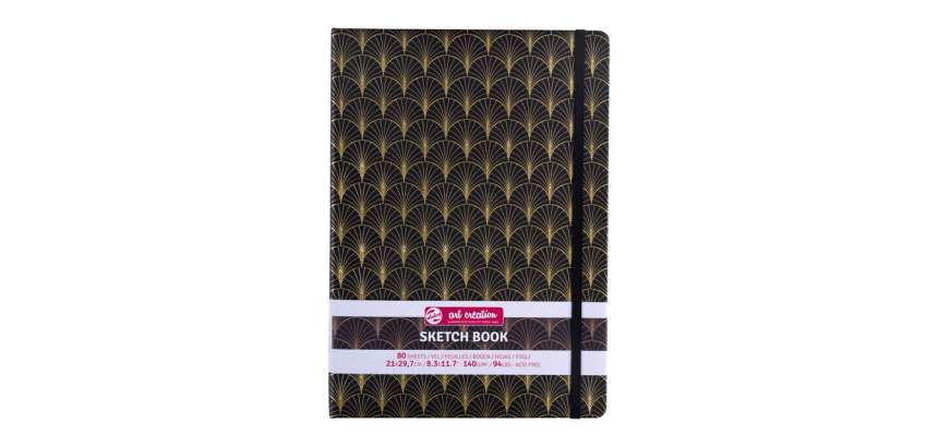 Carnet de croquis Talens Art Creation 210x297mm 140g 80 feuilles Art déco