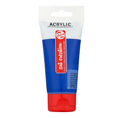 Peinture acrylique Talens Art Creation 570 Bleu Phtalo tube 75ml
