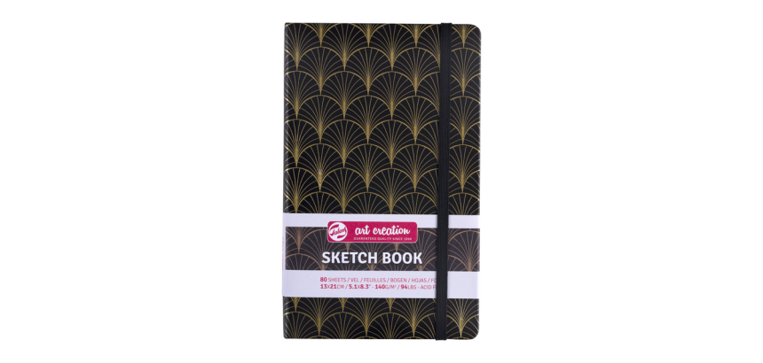 Carnet de croquis Talens Art Creation 130x210mm 140g 80 feuilles Art déco