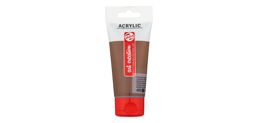 Peinture acrylique Talens Art Creation 403 Brun Van Dyck tube 75ml