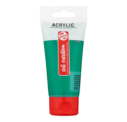 Peinture acrylique Talens Art Creation 619 Vert permanent foncé tube 75ml