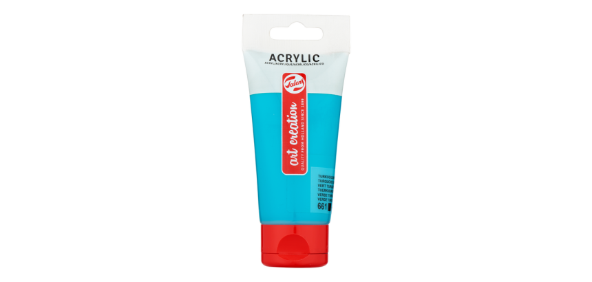 Peinture acrylique Talens Art Creation 661 Vert turquoise tube 75ml