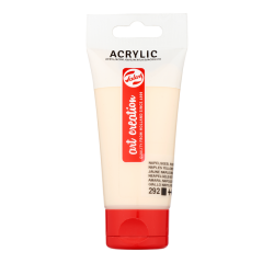 Peinture acrylique Talens Art Creation 224 jaune Naples clair tube 75ml