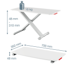 Station de travail Assis-Debout Leitz Ergo Cosy