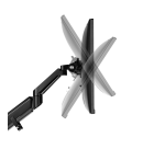 Neomounts DS70-810BL2 Monitor arm 17-32" - gas spring - space saving - 180°-stop