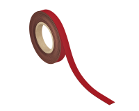 Magneetband MAUL beschrijf- wisbaar 10mx20mmx1mm rood