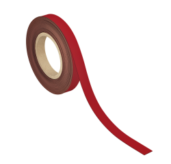 Bande de marquage magnétique MAUL effaçable 10mx20mmx1mm rouge